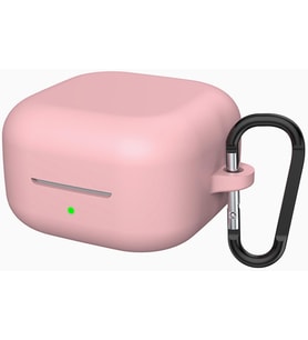Samsung Galaxy Buds 4 ile Uyumlu/Buds 4 Pro için True Wireless Earbuds SilkGuard Soft Yumuşak Pürüzsüz Silikon Kılıf, Askı Aparatı Dahil Pembe