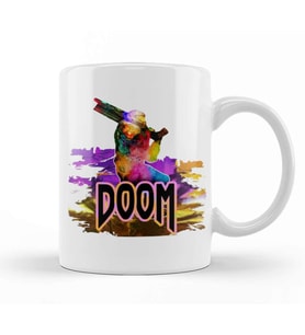 Doom 04 Kupa Bardak Porselen