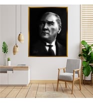 ÇERÇEVELİ ATATÜRK TABLO S758