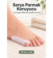 Serçe Parmak Silikon Bunyon Koruyucu Makaralı 2'li Set