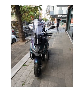 MOTOCAM Barossa ADV 125 Ön Cam 2025-2026 Model 65cm Füme Renkli 4mm ORTA BOYLU