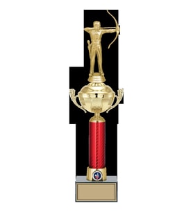 ODAK KUPA - Figürlü Kupalar - Okçu Figürlü Kupalar FG-054 A - 46 cm