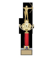 ODAK KUPA - Figürlü Kupalar - Okçu Figürlü Kupalar FG-054 A - 46 cm