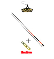BAUER Akıra 210 2-8 Gr Spin Lrf Kamışı + Demir Makas