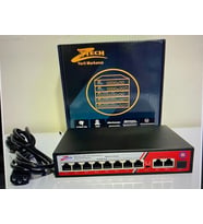 ZTECH ZR-1108 8+2+1 PORT FULL 100/1000 120W power supply, support whatdog function SFP SLOT