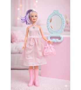 Moda Seti - Aksesuarlı 30 cm Bebek Seti