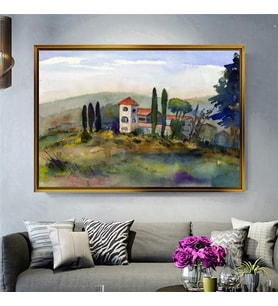 Altın Çerçeveli dekoratif tablo a68 (Gold)