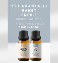 2'li Avantajlı Set Portakal & Bergamot Saf Aromaterapi Uçucu Yağı (20 ML)