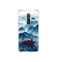 PrintiFy Xiaomi Mi9t ile Uyumlu Simya Serisi Sonsuz Akış Tasarımlı Uv Baskılı Köşe Korumalı Antişok Kılıf