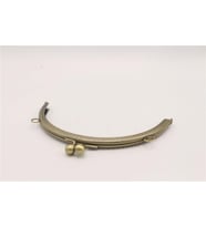 Çanta Klips Oval - 20 cm Bronz