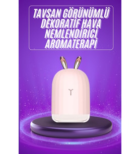 Northcity Aromaterapi Hava Nemlendirici Dekoratif USB Şarjlı Tavşan - Nemli ve Ferah Ortam