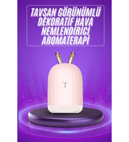 Northcity Aromaterapi Hava Nemlendirici Dekoratif USB Şarjlı Tavşan - Nemli ve Ferah Ortam