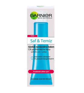 Garnier Saf ve Temiz Promlemli Ciltler İçin Nemlendirici Bakım 40 Ml