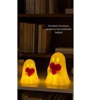 Kalpli Hayalet Figürü 2’li Pilli Mum İle Kullanım Romantik Ev Dekorasyonu Hediye Alternatifi