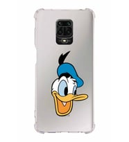 Xiaomi Redmi Note 9S Köşe Korumalı Antişok Kapak Donald Duck Tasarımlı Şeffaf  Kılıf