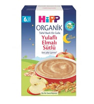 Mey İthalat® Organik İyi Geceler Sütlü Yulaflı Elmalı Tahıl Bazlı Ek Gıda 250 Gr