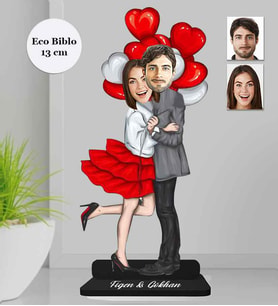 Kişiye Özel Sevgili Ahşap Eco Biblo -11