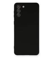 Pilelistore   Samsung Galaxy S21 Plus Kılıf Nano içi Kadife Silikon - Siyah