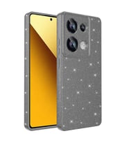 Xiaomi Redmi Note 13 Pro 4G Uyumlu Kılıf Kamera Korumalı Simli Lüks Zore Koton Kapak