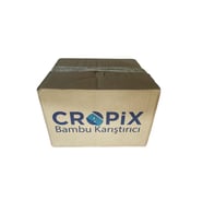 Cropix Tahta Ahşap Bambu Doğal Çay Kahve Karıştırıcı Çubuk Kaşık - 10.5 Cm. - 400 Adetlik 24 Paket