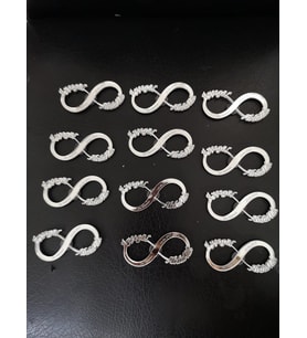 Sonsuzluk Magneti -  Magnet Nikah Şekeri - Nişan Şekeri - Söz Şekeri - Düğün Magnet - Nişan Magnet - Söz Magnet - Yenidoğan Magnet - Doğum Magnet - Yaş Magnet 7cm