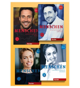 Menschen A2.1 + Menschen A2.2  Ar Teknolojisi Ile Kolay Öğrenme ( 2 Li Set )