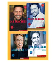 Menschen A2.1 + Menschen A2.2  Ar Teknolojisi Ile Kolay Öğrenme ( 2 Li Set )