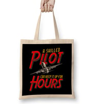 Funny A Skilled Pilot Can Keep It Up For Hours Pun Bez Çanta Uzun Saplı