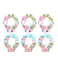 Luckyart Peony Desenli 6 lı Bone China Porselen Çay Fincanı seti 220 ml LYBA037