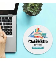 Kişiye Özel İlk Öğretim Matematik Öğretmenlerine Hediye Mousepad