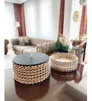 EGİNDRA HALAT-TEL 2Lİ SEPET HASIR SEPET SETİ