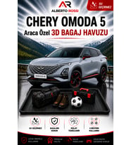 Chery Omoda 5 2022 - 2026 Araca Özel 3D Bagaj Havuzu