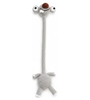Açık Gri Sid Charm Direksiyon ve Çanta Süsü Amigurumi Organik Oyuncak