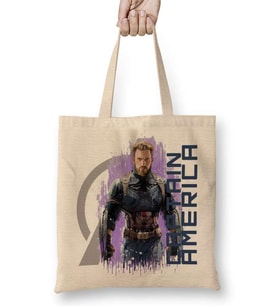 AVENGERS CAPTAIN AMERICA Bez Çanta Uzun Saplı
