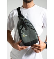 M 1031 Mega Bag Unisex Göğüs Çapraz Çanta, Body Bag (Gri)