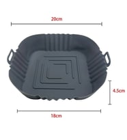 Fritöz Afryer Ve Fırın Pişirme Matı 20 Cm kare
