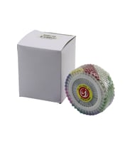YUVARLAK DİSK STANDLI 1440 ADET RENKLİ TOPLU BAŞÖRTÜ İĞNESİ (5668)