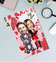 Kişiye Özel 240 Parça Çift Temalı Karikatürlü Puzzle