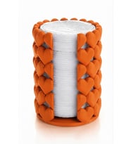 Kalpli Makyaj Temizleme Pamuğu Kabı, Plastik Organizer, 10 cm