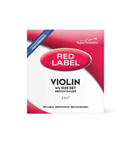 D'Addario 2107 Prelude Red Label Keman Tel Seti (4/4)  Dayanıklı Çelik Çekirdek Parlak Ses Karakteri ve Mükemmel Akort Kararlılığı