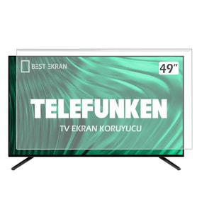 Telefunken 49TU7540 Tv Ekran Koruyucu - 49" inç 123 cm Tv Ekran Koruma Paneli