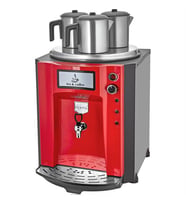 Remta Premium Jumbo 40 Litre Üç Demlikli Çay Makinesi - Kırmızı