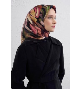 36 Armine Sura İpek Eşarp 9423D