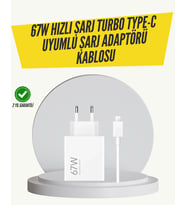 Northcity 67W Turbo Hızlı Şarj Adaptörü ve Type-C Kablo Seti - Güvenli ve Pratik Güç Kaynağı