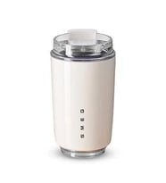 SMEG Stil Paslanmaz Çelik Termos Bardak  Vakum Yalıtımlı  300 ml (Sahra Beji)