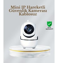 360° Dönen Akıllı WiFi Kamera – Uzaktan Kontrol ve İki Yönlü Ses Özellikli