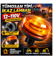 Tepe Çakar Lamba 10 Fonksiyon Çakar Kablolu Geçmeli 12-110 Volt