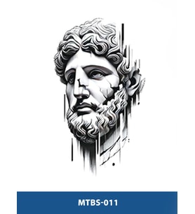 MTBS-011 ORTA BOY ETNİK TABANCA DESEN GEÇİCİ DÖVME-TATTO
