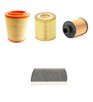 Filtre Bakım Seti Alfa Romeo 159 1.9 JTD Dizel Hava + Yağ F. + Polen Filtre Bosch, Yağ filtre 2 tip çıkar lütfen şase no gönderiniz.