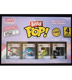 Funko Bitty Pop! Hello Kitty and Friends 4'lü Paket (Figür Boyu 2,25 cm) (Çok Renkli)